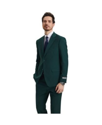 Big & Tall Hybrid-Fit 3pc Notch Lapel Suit Set, Jacket Vest and Pants