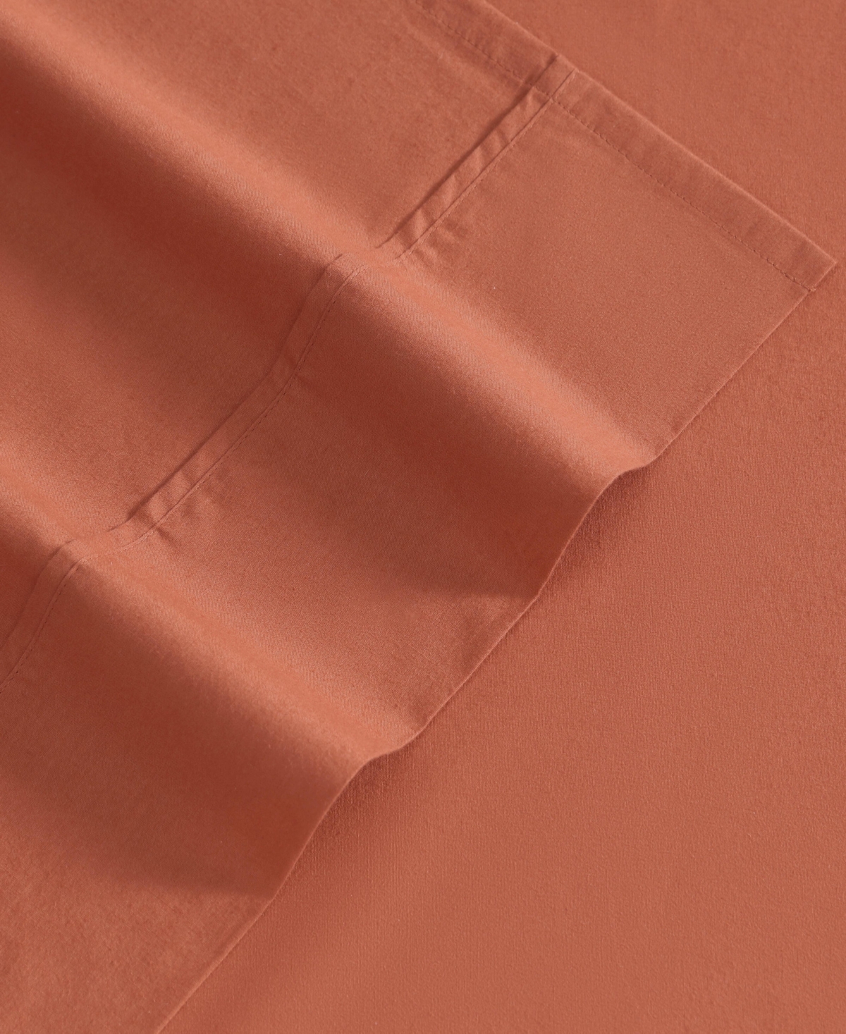 Eddie Bauer Solid Brushed 180-Thread Count Cotton Percale -Pc. Sheet Set