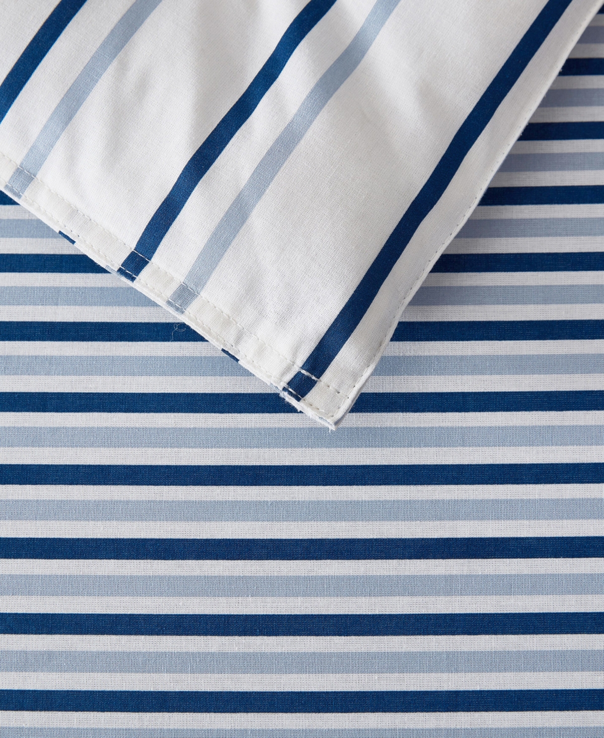 Eddie Bauer Cooper Stripe Cotton Reversible -Pc. Comforter Set