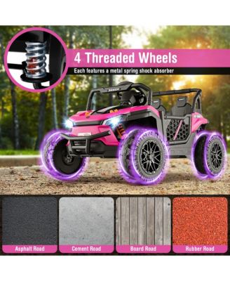 12V Kids Ride on Truck w/Parental Remote 3 Speeds & Reverse Forward Function