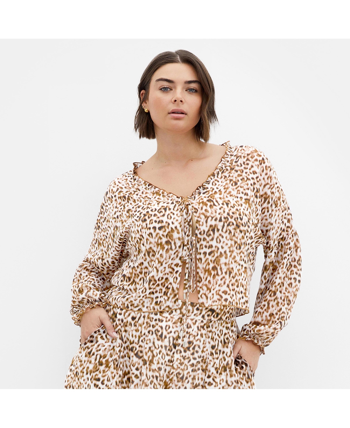 Women's Corina Top - Light leopard