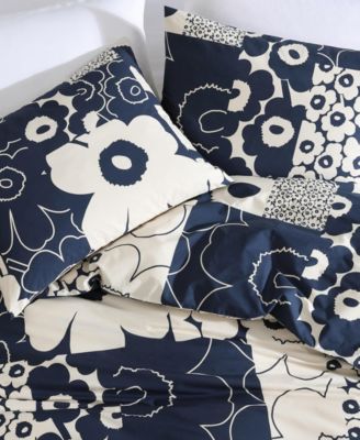 Unikko Kollaasi Cotton 3-Pc. Duvet Cover Set, Full/Queen