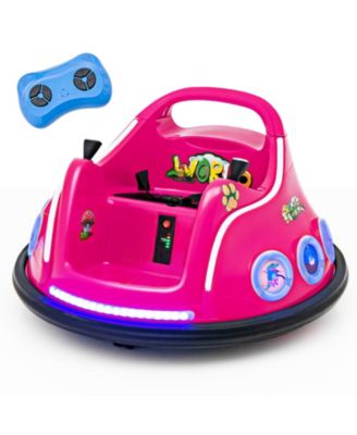 12V Electric Ride On Car with Remote Control and Flashing LED Lights