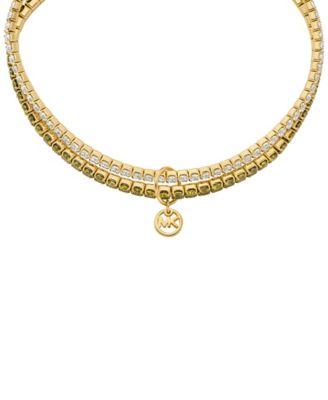 Colored Stone Stretch Tennis Bracelet