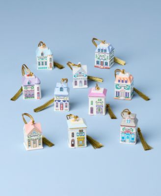 NEW FOR 2025! Spice Village Ornaments, Set of 10