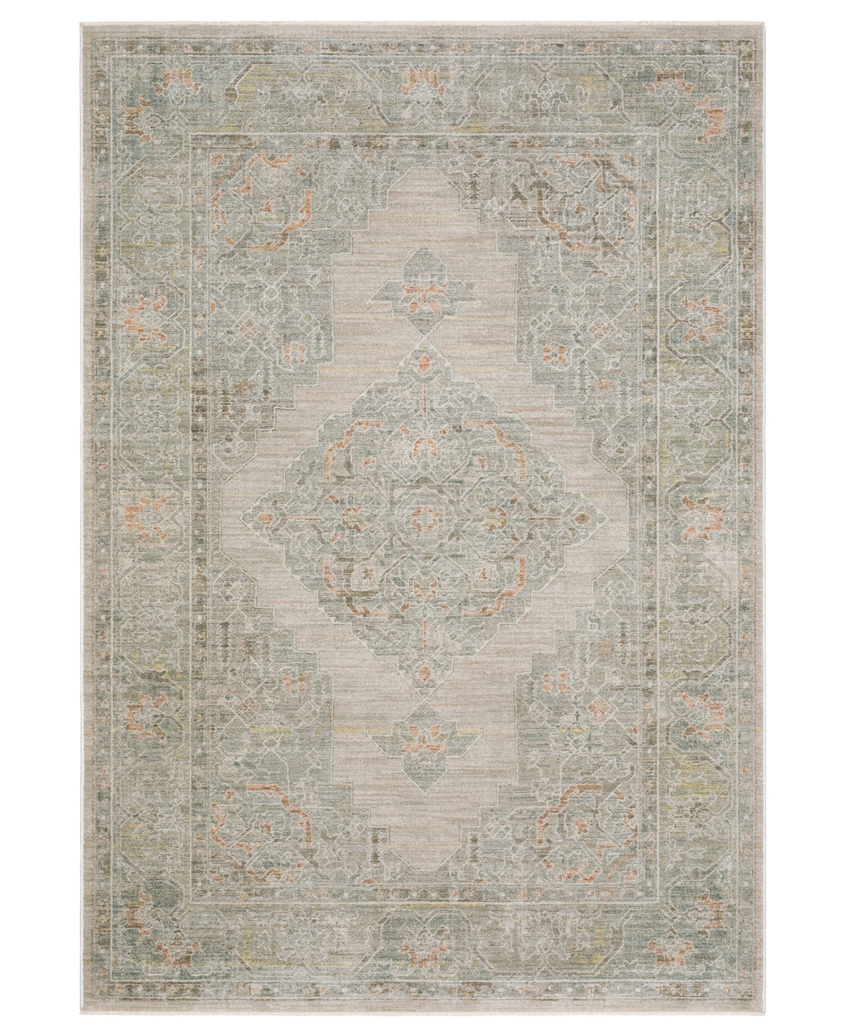 Oriental Weavers Keaton Kea02 2'3"x7'6" Runner Area Rug In Gray