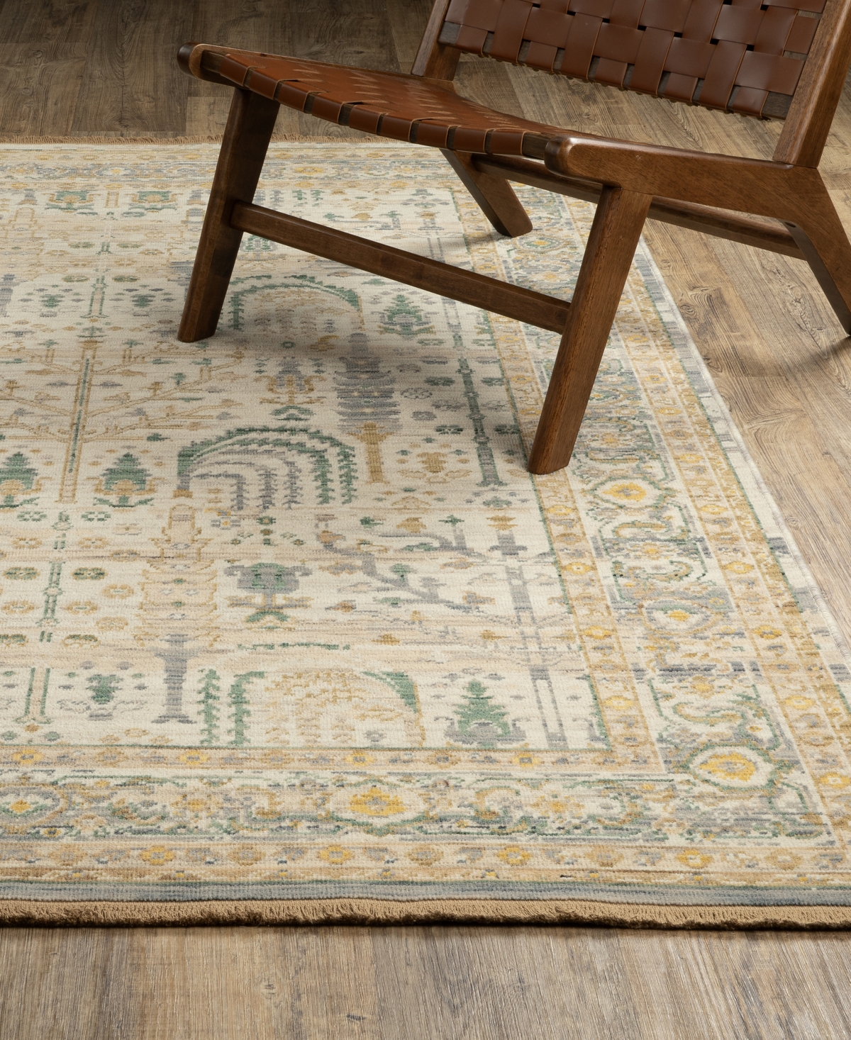 Oriental Weavers Acacia Aca14 5'3"x7'6" Area Rug In Neutral