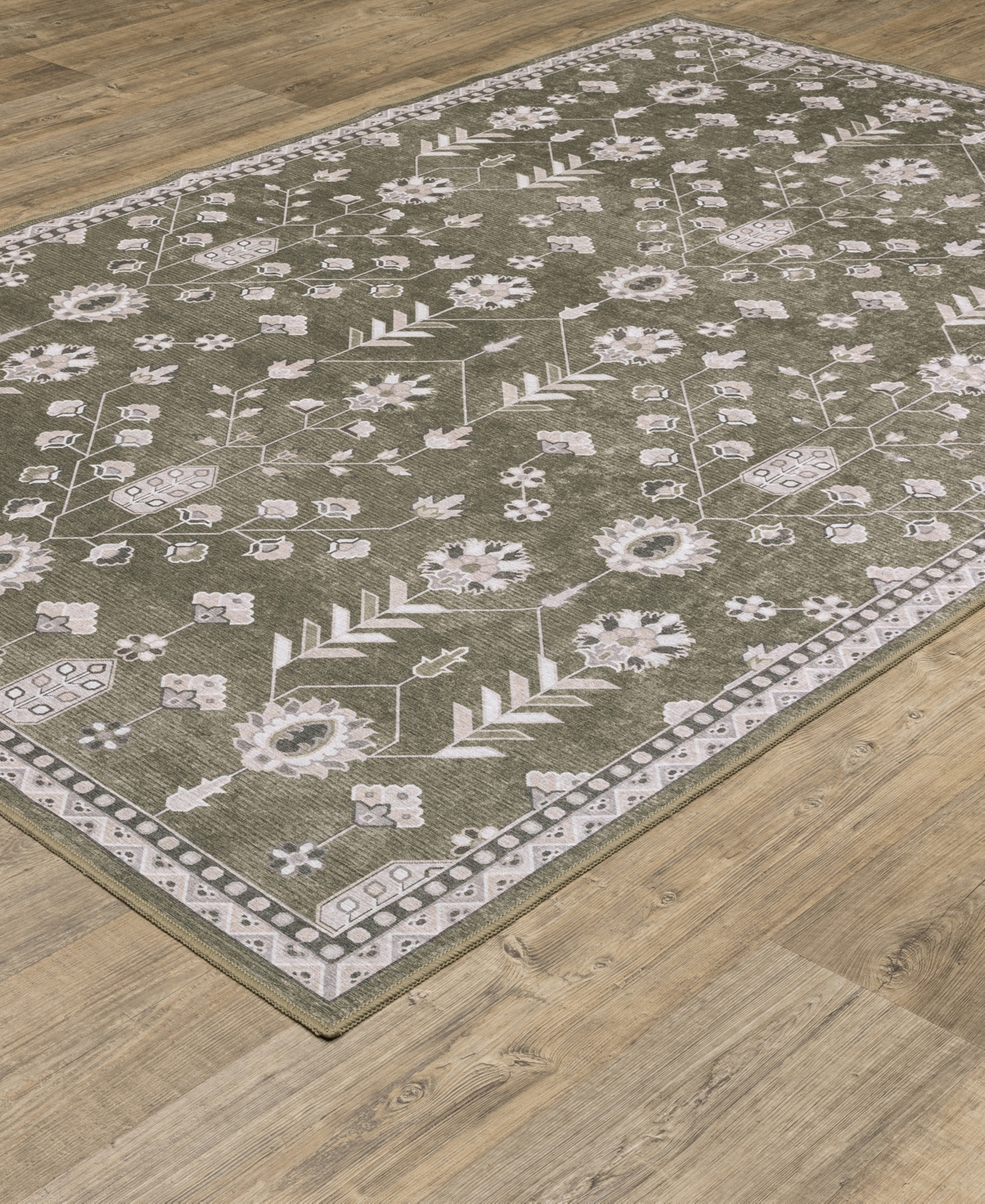 Oriental Weavers Addison Machine Washable ADD07 2'x7' Runner Area Rug