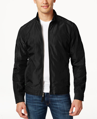 Cole Haan Full-Zip Mock-Collar Lightweight Jacket