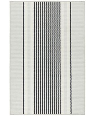 Dash and Albert Rugs by Annie Selke - Gunner Stripe Machine Washable DA2038 6'x9' Area Rug