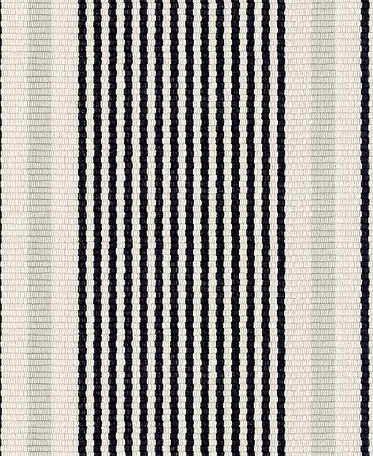 Dash And Albert Rugs By Annie Selke Gunner Stripe Machine Washable Da2038 4'x6' Area Rug In Gray