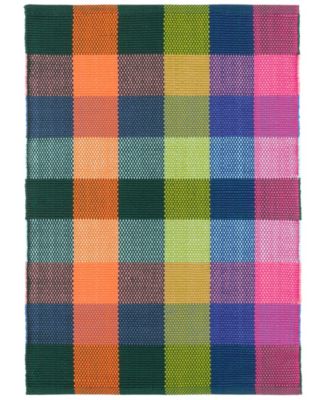 Dash and Albert Rugs by Annie Selke - Happy Plaid Indoor/Outdoor DA1798 9'x12' Area Rug