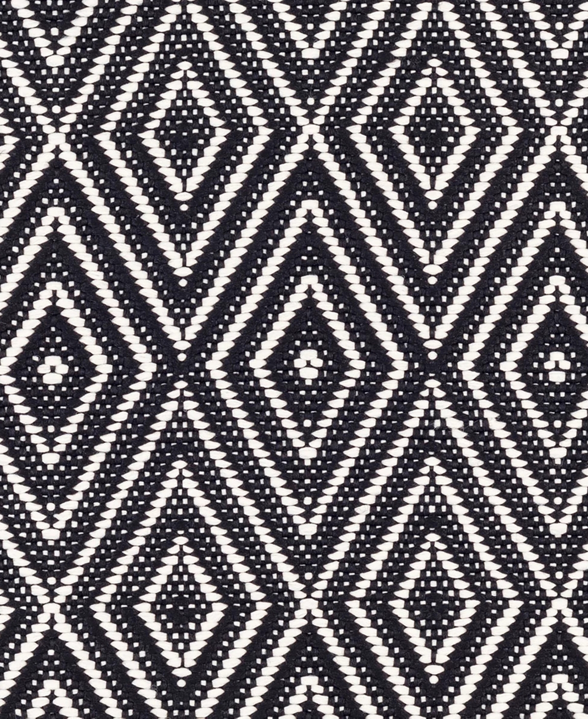 Dash And Albert Rugs By Annie Selke Diamond Indoor/outdoor Rdb170 9'x12' Area Rug In Black