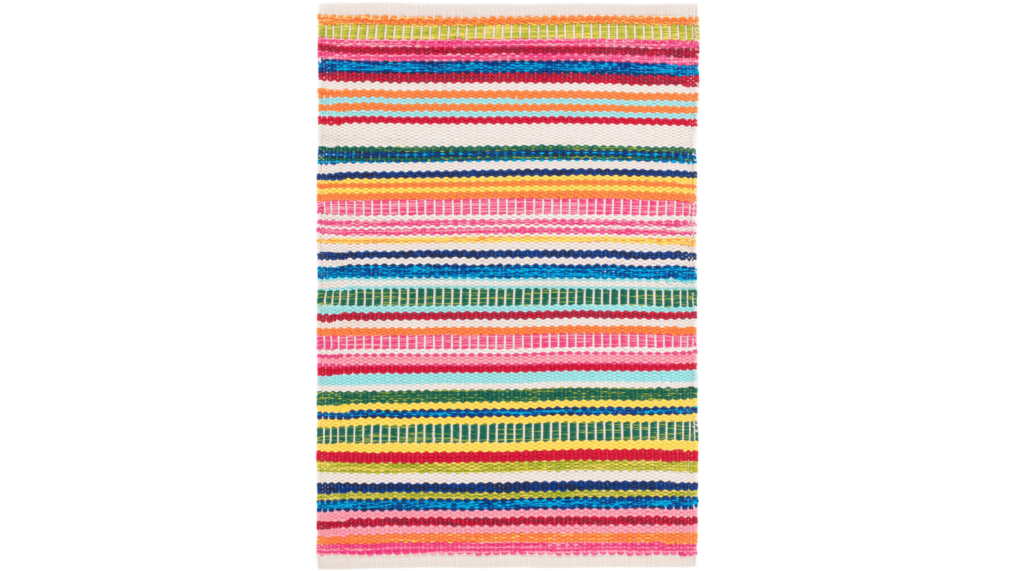 Dash and Albert Rugs by Annie Selke Bright Stripe Indoor/Outdoor DA1087 2'x3' Area Rug