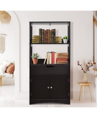 Bathroom Storage Cabinet with Drawer and Shelf Floor Cabinet