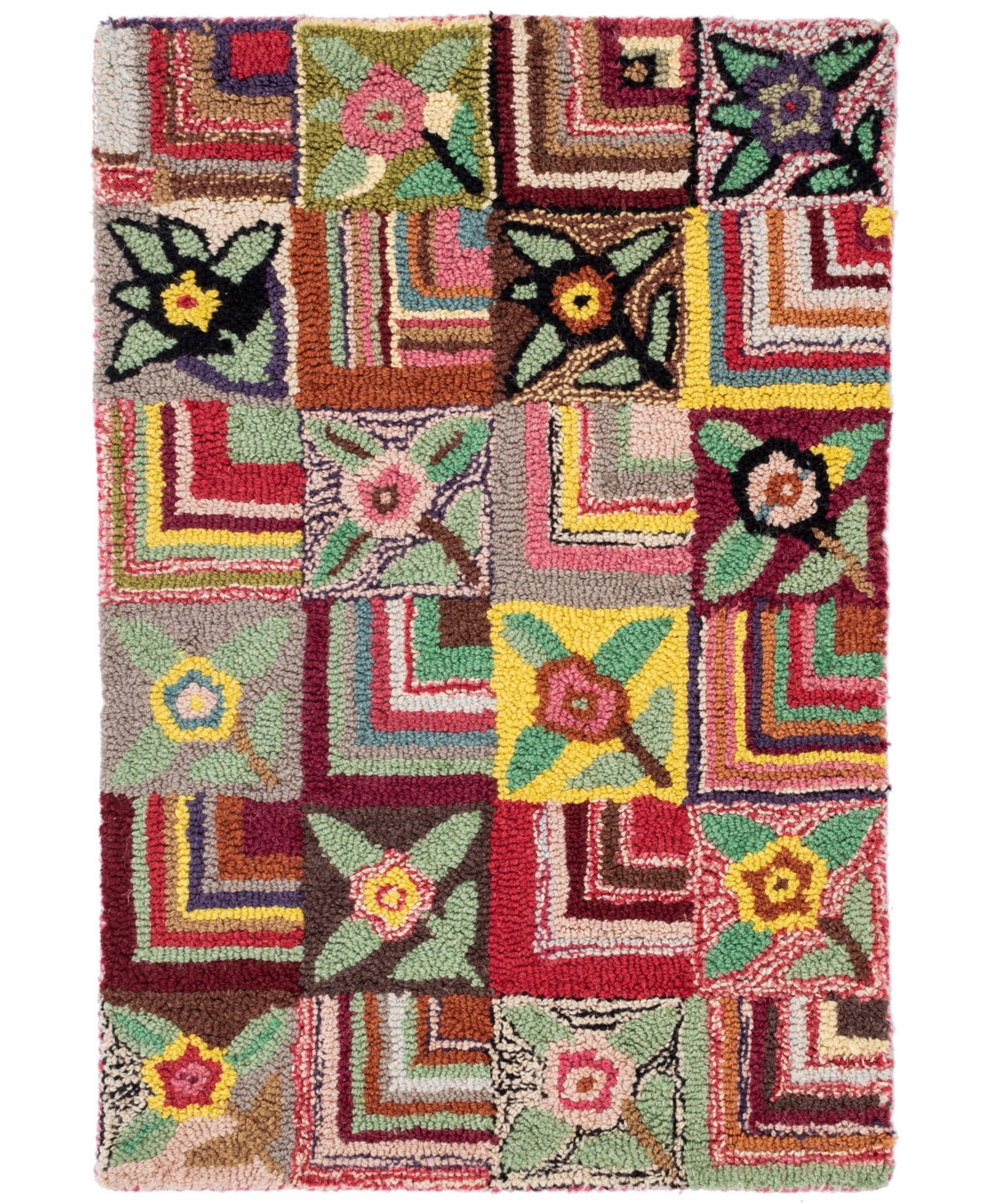 Dash And Albert Rugs By Annie Selke Gypsy Rose Rp2w 4'x6' Area Rug In Multi