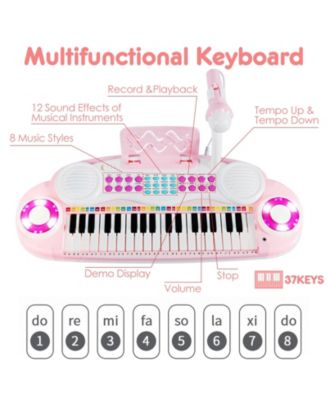 37-key Kids Electronic Piano Keyboard Playset