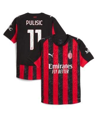 Puma - Men's Christian Pulisic Red AC Milan 2025/26 Home Authentic Player Jersey