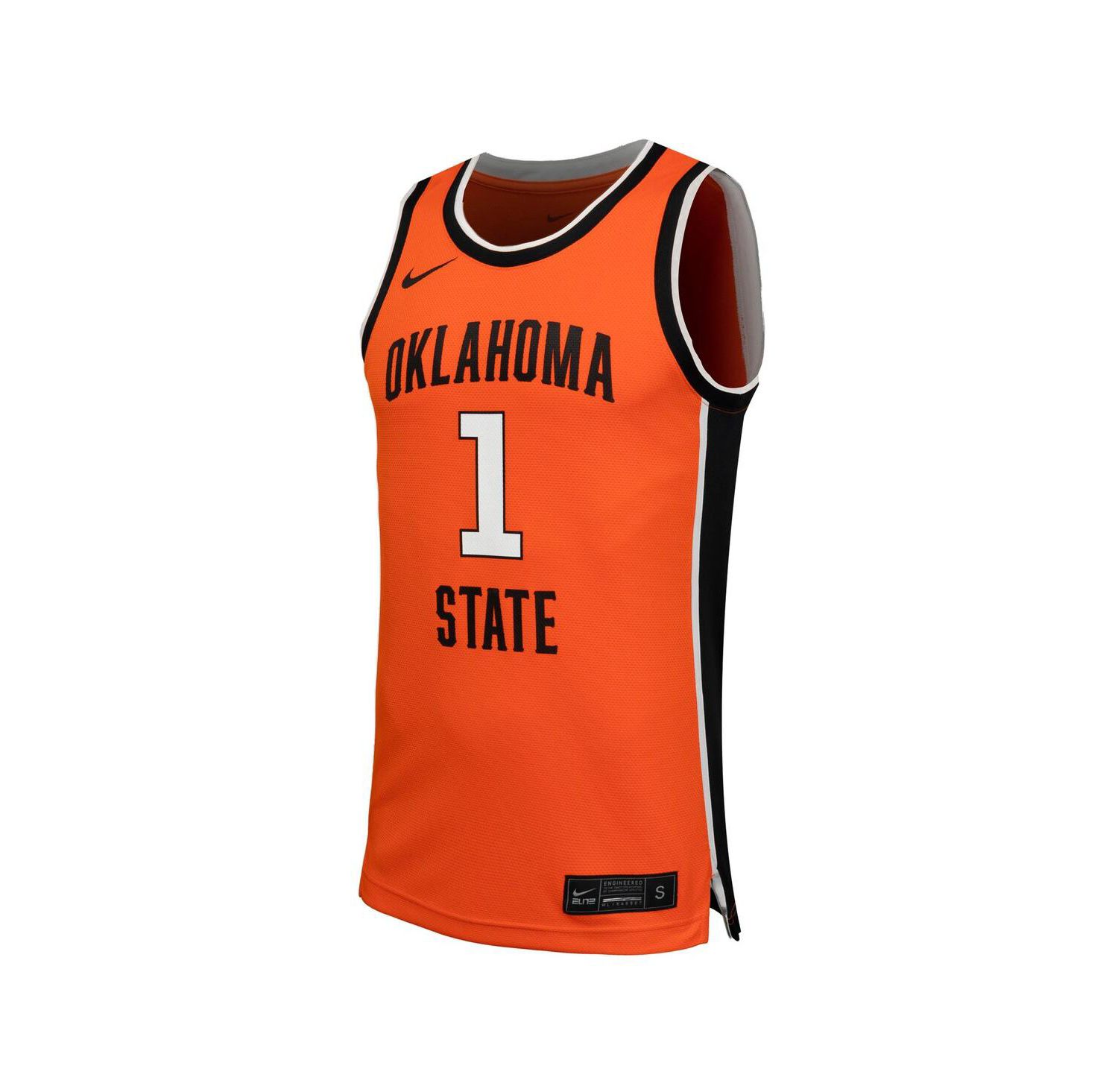 Men's 1 Orange Oklahoma State Cowboys Replica Basketball Jersey