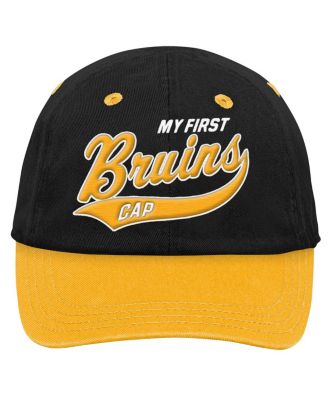 Baby Boys and Girls Black Boston Bruins My First Tail Sweep Slouch Flex&nbsp;Hat