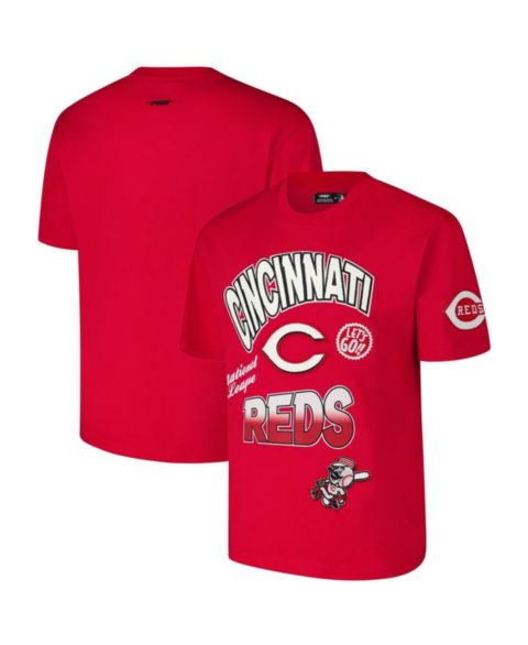 Мужская футболка Pro Standard Red Cincinnati Reds Turn It Up Dropped Shoulder