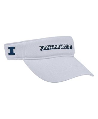 Men's White Illinois Fighting Illini 2025 On-Field Ace Performance Adjustable Visor Hat
