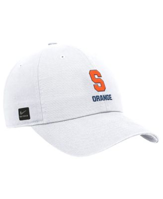 Nike - Men's White Syracuse Orange 2025 On-Field Club Adjustable Hat