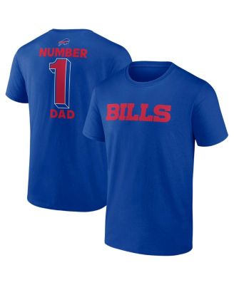Fanatics - Men's Royal Bills Big Tall Number One Dad T-Shirt