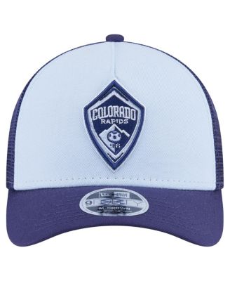 Men's Light Blue Colorado Rapids Color Pack 9FORTY A-Frame Adjustable Trucker Hat