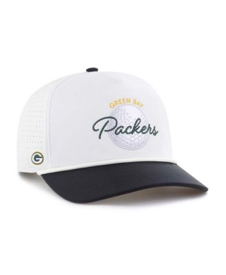 '47 Brand - Men's White/Black Green Bay Packers Gimmie Golf Hitch Rope Adjustable Hat