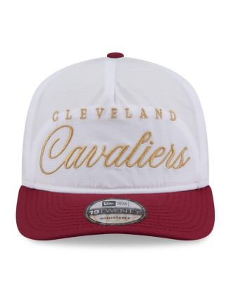 Men's White/Wine Cleveland Cavaliers 2025 NBA Draft On-Stage Nylon 19TWENTY Adjustable Hat
