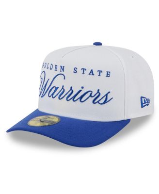 Men's White/Royal Golden State Warriors 2025 NBA Draft A-Frame 59FIFTY Fitted Hat