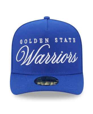 Men's Royal Golden State Warriors 2025 NBA Draft A-Frame 59FIFTY Fitted Hat