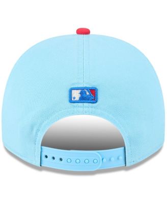 Men's Light Blue/Red San Diego Padres 2025 Fourth of July Golfer Snapback Hat