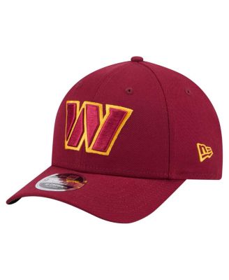 New Era - Men's Burgundy Washington Commanders Team Collection 9FORTY M-Crown Adjustable Hat