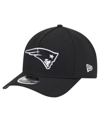 New Era - Men's Black New England Patriots Team Collection 9FORTY M-Crown A-Frame Adjustable Hat