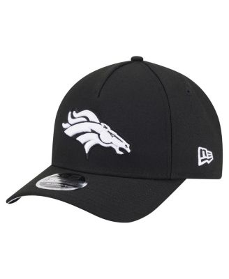 New Era - Men's Black Denver Broncos Team Collection 9FORTY M-Crown A-Frame Adjustable Hat