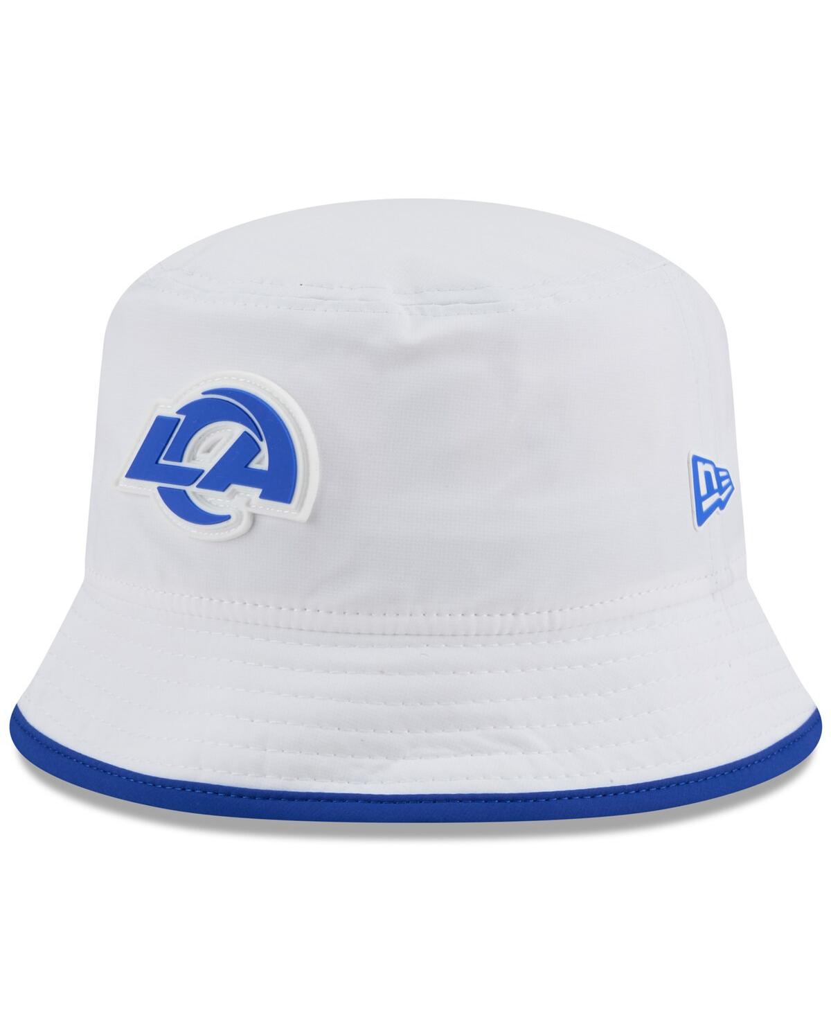 New Era Men's White Los Angeles Rams 2025 Nfl Training Camp Stretch Bucket Hat
