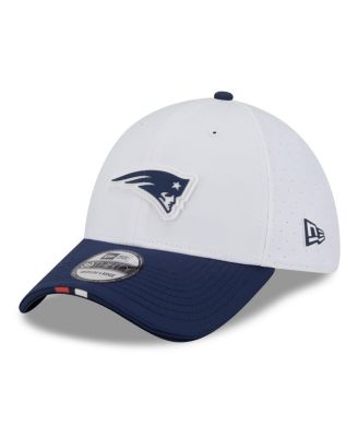 New Era - Men's White/Navy New England Patriots 2025 NFL Training Camp 39THIRTY Flex Hat