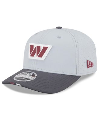 New Era - Men's Gray/Graphite Washington Commanders 2025 NFL Training Camp 9SEVENTY Adjustable Hat