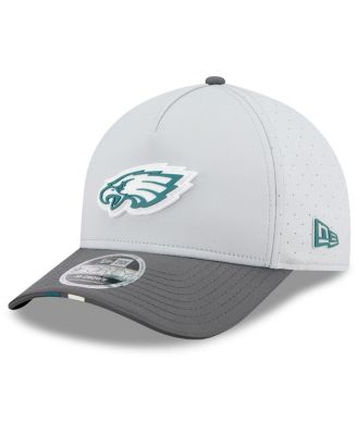 New Era - Men's Gray/Graphite Philadelphia Eagles 2025 NFL Training Camp A-Frame 9FORTY Adjustable Hat