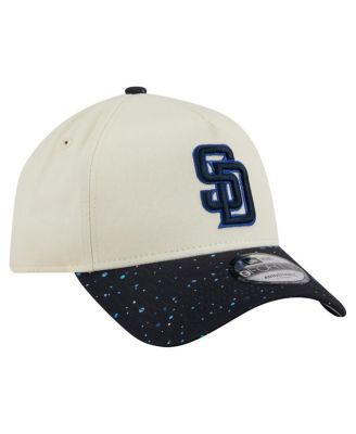 Men's Cream San Diego Padres Speckle A-Frame 9FORTY Adjustable Hat