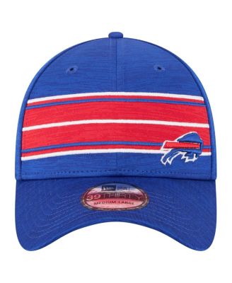 Men's Royal Buffalo Bills Stripes 39THIRTY Flex Hat
