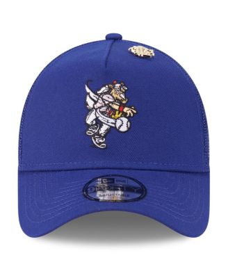 Men's Royal Texas Rangers 2025 Big League Chew A-Frame 9FORTY Adjustable Trucker Hat