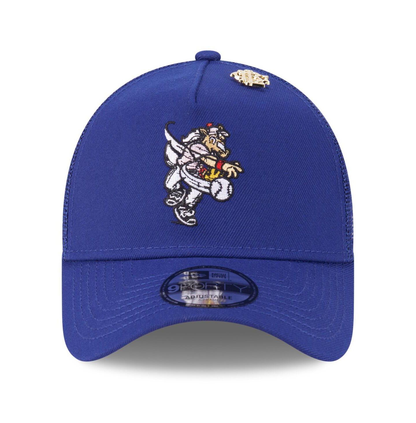 Мужская кепка New Era Royal Texas Rangers 2025 Big League Chew A-Frame 9FORTY Adjustable Trucker Hat — фото 4