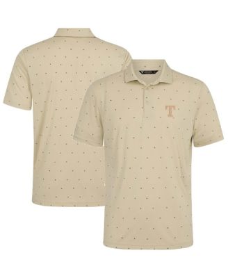 LevelWear - Men's&nbsp;Cream Texas Rangers Vision Polo Shirt