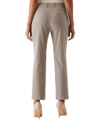 Petite Straight Leg Ankle Pants