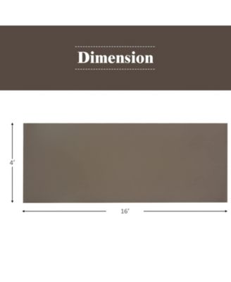 2 Pieces 16x4 Ft Universal Canopy Cover, Outdoor Pergola Roof Top Cover