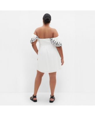 Plus Size Hana Embroidered Dress