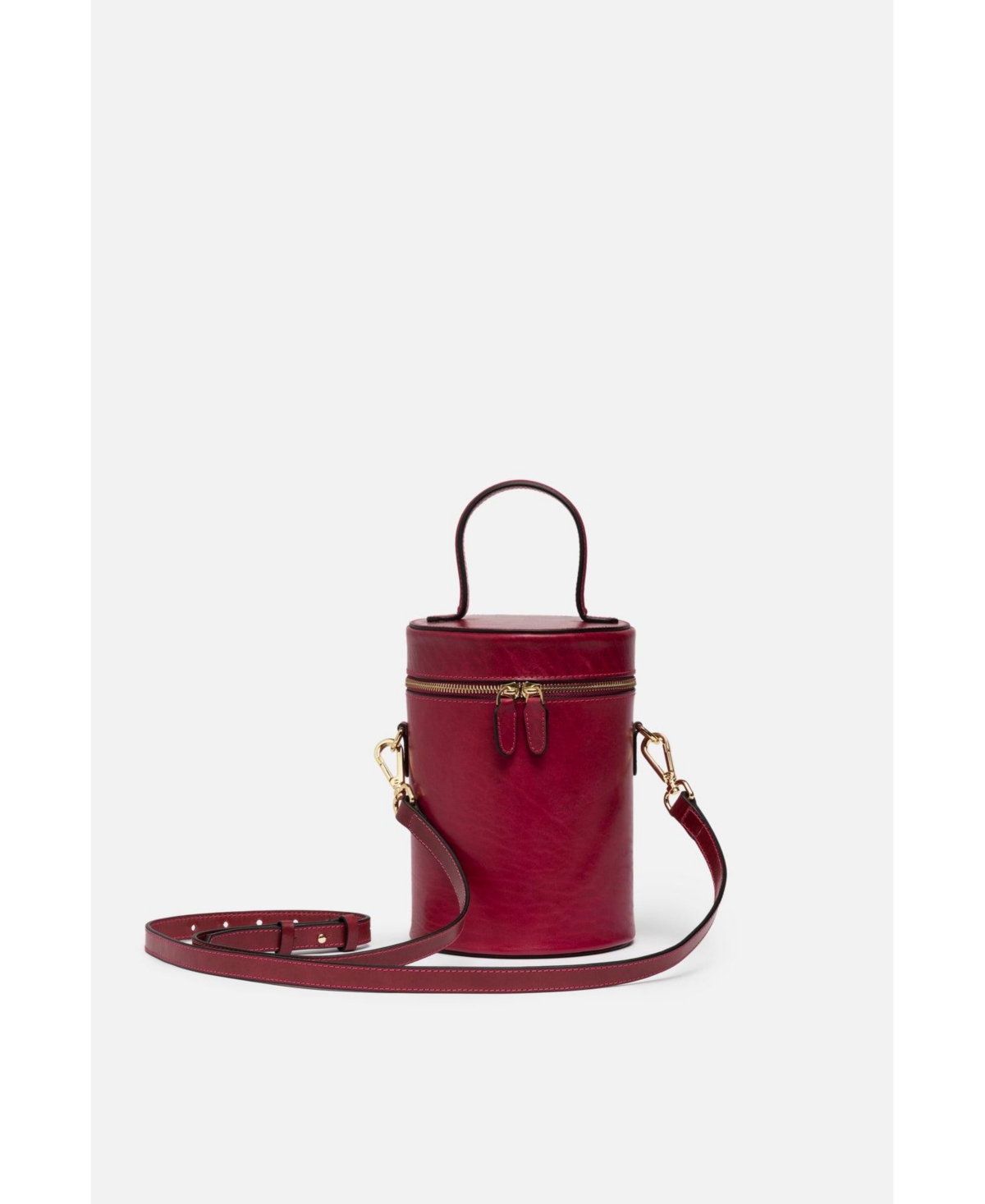 Nola Bucket Leather Bag in Tan - Beige/Khaki